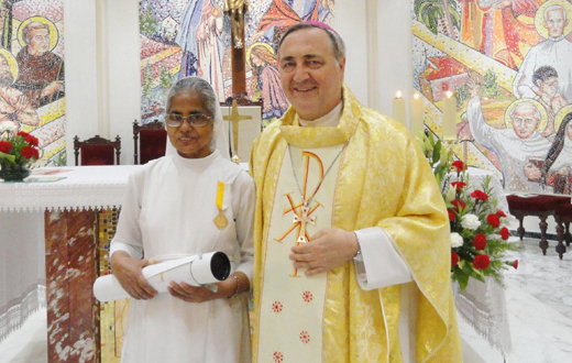 Sr. Mary Vas Receives Cross of Honor
